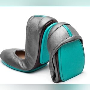 Tieks Metallic Pewter Size 9